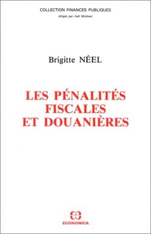 Couverture : Les pénalités fiscales et douanières
