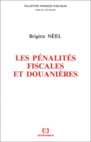 Couverture : Les pénalités fiscales et douanières
