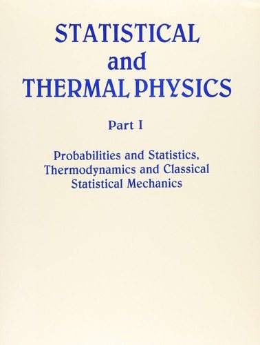 Couverture : Statistical and thermal physics