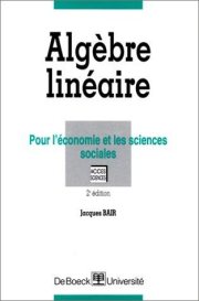 Couverture : Algèbre linéaire 