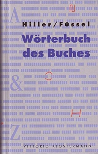 Couverture : Worterbuch Des Buches (German Edition)