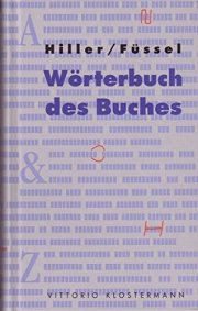 Couverture : Worterbuch Des Buches (German Edition)