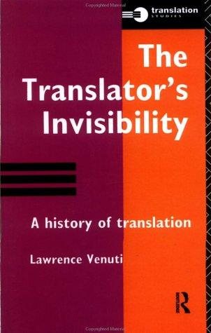 Couverture : The translator's invisibility
