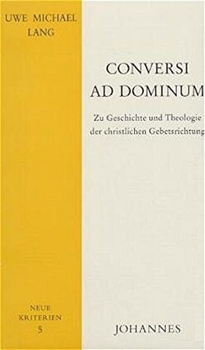 Couverture : Conversi ad Dominum