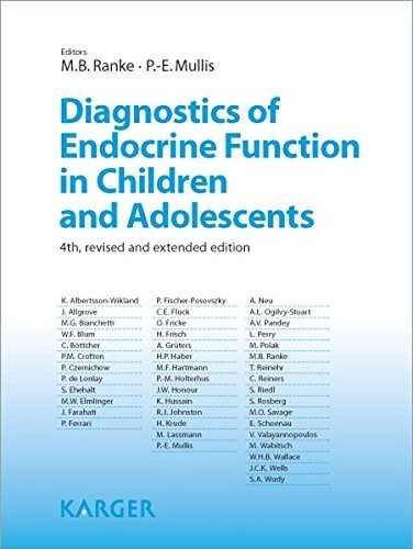 Couverture : Diagnostics of Endocrine Function in Children and Adolescents