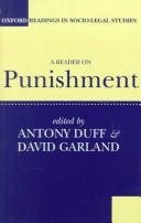 Couverture : A reader on punishment