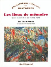 Couverture : Les lieux de mémoire
