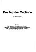 Couverture : Der Tod der Moderne