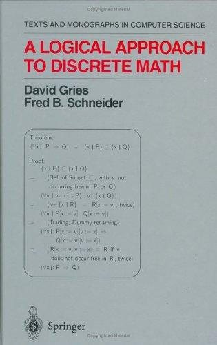 Couverture : A logical approach to discrete math