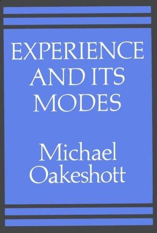 Couverture : Experience and its modes