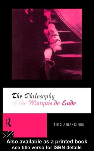Couverture : The philosophy of the Marquis de Sade