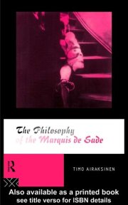 Couverture : The philosophy of the Marquis de Sade