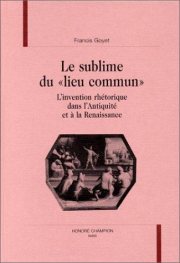 Couverture : Le sublime du "lieu commun"