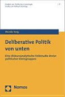Couverture : Deliberative Politik von unten