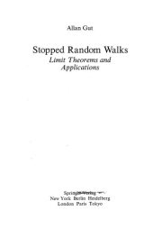 Couverture : Stopped random walks