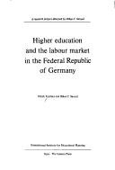 Couverture : Higher education and the labour market in the Federal Republic of Germany