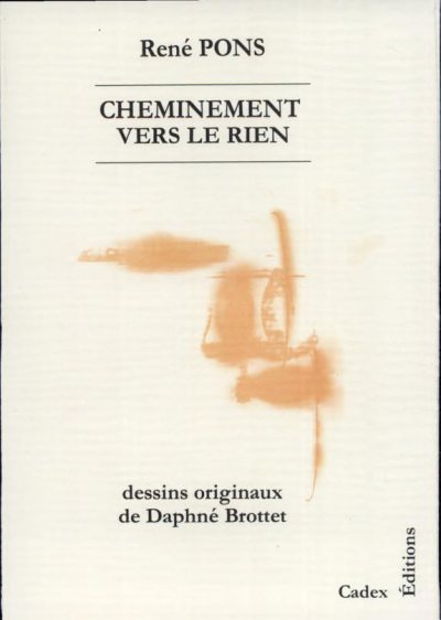 Couverture : Cheminement vers le rien