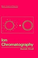Couverture : Ion chromatography