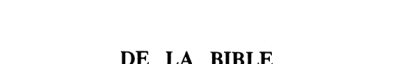 Couverture : De la Bible à François Villon