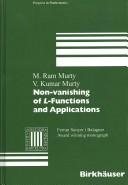 Couverture : Non-vanishing of L-functions and applications