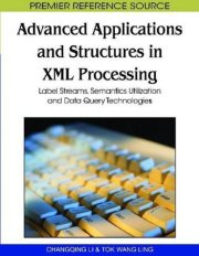Couverture : Advanced applications and structures in XML processing