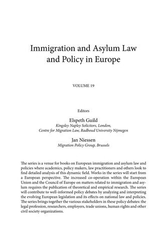 Couverture : Immigration detention and human rights rethinking territorial sovereignty