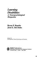 Couverture : Learning disabilities