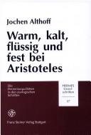 Couverture : Warm, kalt, flüssig und fest bei Aristoteles