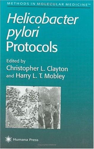 Couverture : Helicobacter pylori protocols