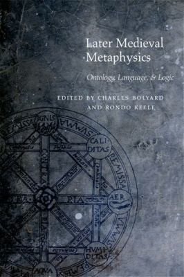 Couverture : Later Medieval Metaphysics