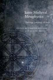 Couverture : Later Medieval Metaphysics