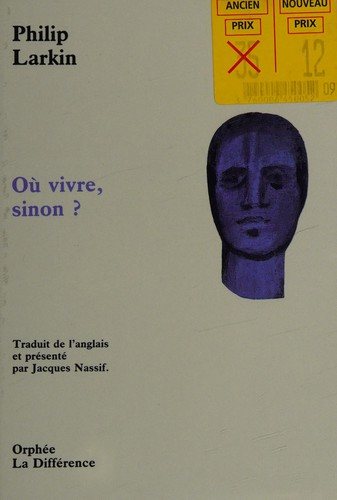 Couverture : Où vivre, sinon?