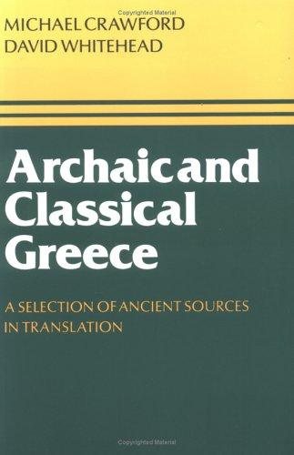 Couverture : Archaic and Classical Greece