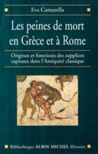 Couverture : Les Peines de mort en Grèce et à Rome 