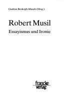 Couverture : Robert Musil