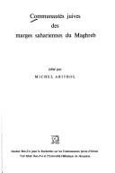Couverture : Communautés juives des marges sahariennes du Maghreb