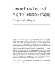 Couverture : Introduction to functional magnetic resonance imaging