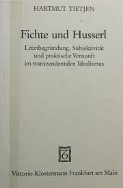 Couverture : Fichte und Husserl