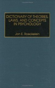Couverture : Dictionary of theories, laws, and concepts in psychology
