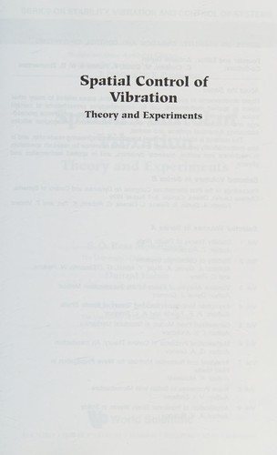 Couverture : Spatial control of vibration
