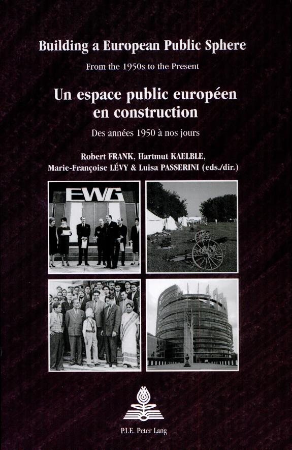 Couverture : Building the European public sphere