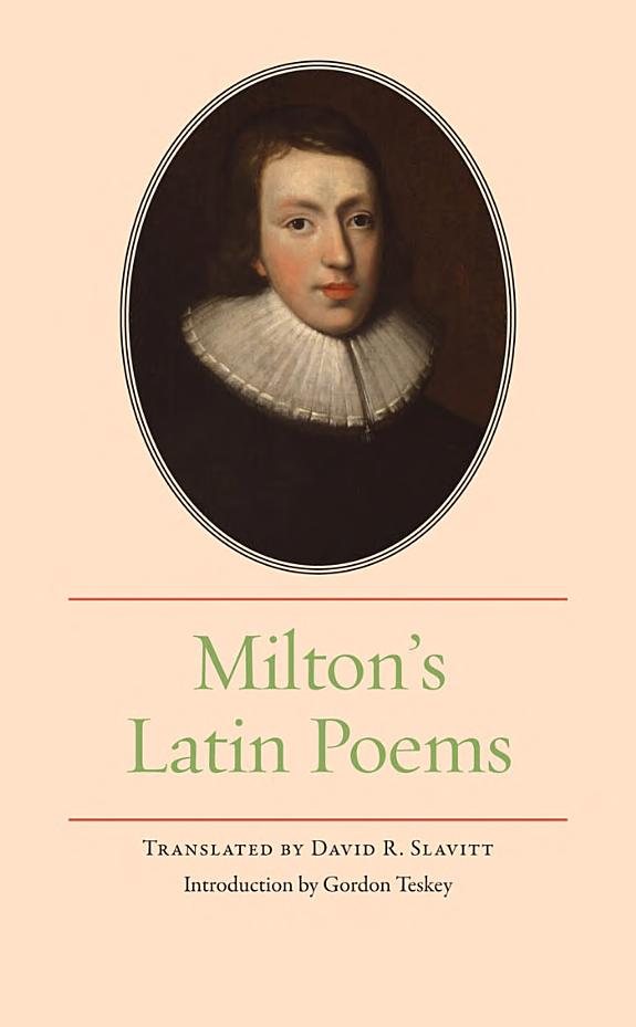 Couverture : Milton's Latin poems