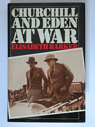 Couverture : Churchill and Eden at war