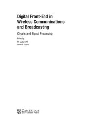 Couverture : Digital Front-End in Wireless Communications and Broadcasting