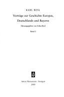 Couverture : Vorträge zur Geschichte Europas, Deutschlands und Bayerns