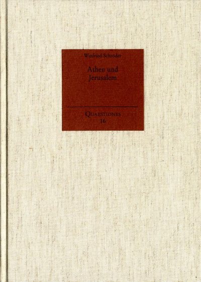 Couverture : Athen und Jerusalem