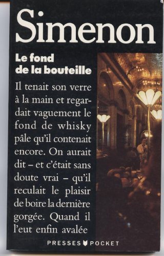 Couverture : Le fond de la bouteille