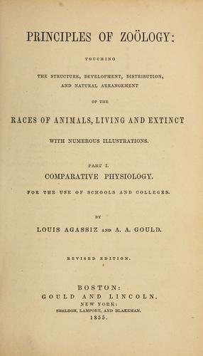 Couverture : Principles of zoölogy