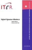 Couverture : Digital signature blindness