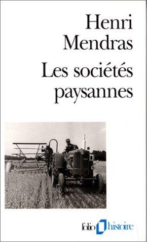 Couverture : Les sociétés paysannes